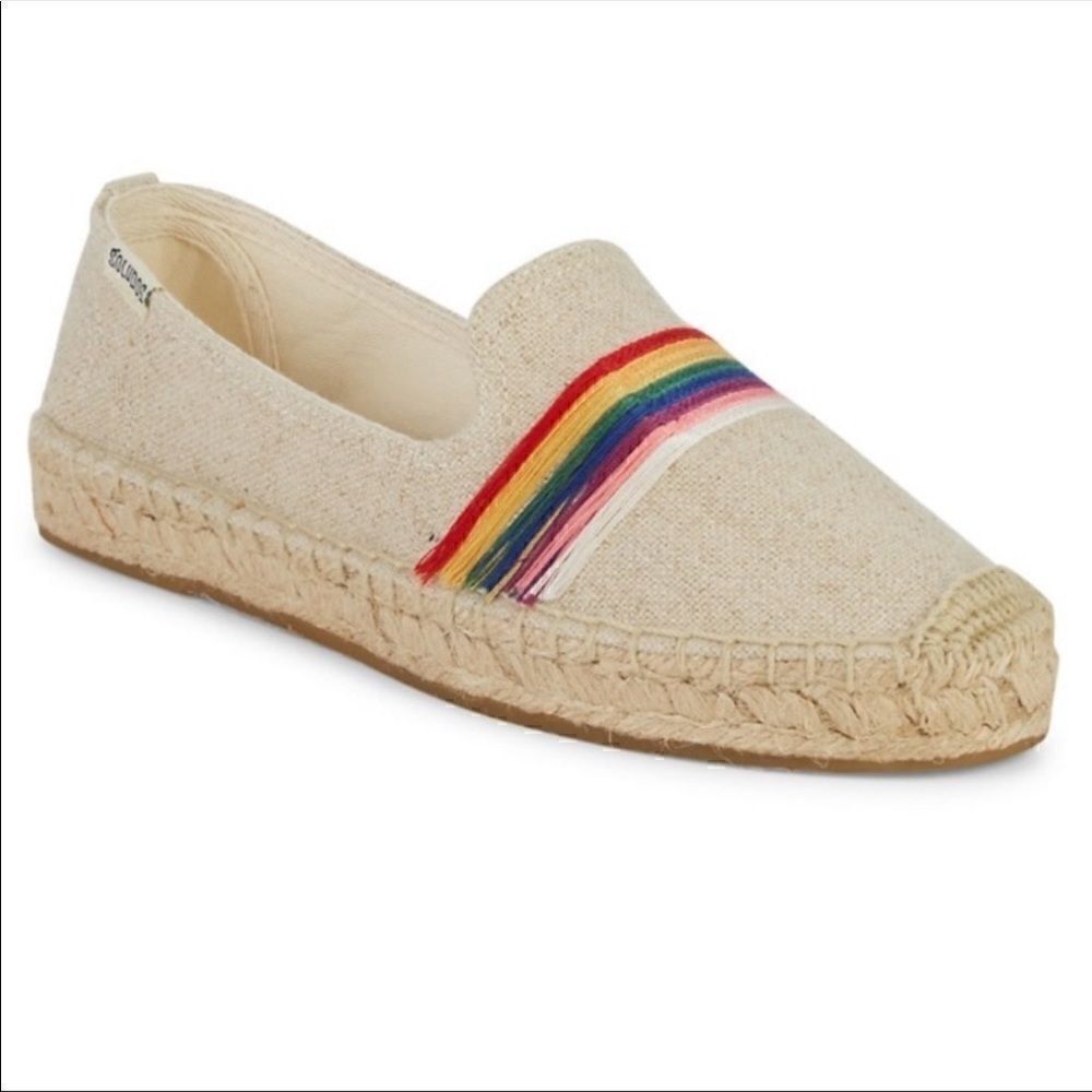 Soludos Pride Canvas Esapdrille Flat Slip on